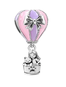 1pc Fashionable 925 Sterling Silver Shiny Heart Shaped Pendant, Suitable For Women Jewelry DIY Bracelet - Silver - View 22