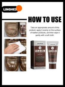 Schuh-, Taschen-, Stuhl-Pflege Wachs Öl & Politur Serie, Lederpflege, echter Lederreiniger, Braun/Weiß/Schwarz