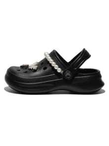 HOEASE Girls Cute Clogs, EVA Non-Slip Soft Sole Comfortable Beach Gardening Shoes Suitable For Boys And Girls, All Season Outdoor Play And Home Wear - Black - View 5