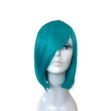Short Long Bob Wig 40cm - Modern Cut, High Quality Fiber | Yan Hair - 藍色的大海 - 查看 1