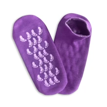 1 双硅胶保湿缓解袜、1 套浮石和高弹吸收压力袜套装、可重复使用的芦荟袜、过夜 SPA 袜、防凝胶高跟袜（适用于男女干性皮肤、脚部干燥粗糙的皮肤）、家庭足部护理、与您最喜欢的乳液和面霜一起使用、送给母亲的礼物、母亲节、多种组合选择 - 彩色 - 查看 16