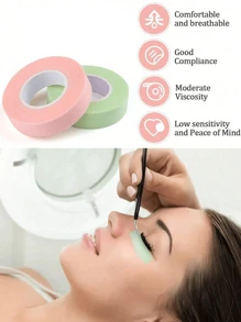 10 件/5 件/2 件眼影胶带，眼部化妆工具，眼影和眼线保护胶带，专业睫毛提升胶带，透气低过敏睫毛隔离贴 - 彩色 - 查看 2