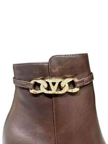 Bottines et boots pour femmes - Tabac - Voir 6