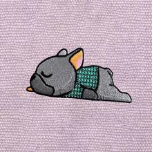 Parche bordado con logo de cachorro de bulldog francés, lindo y de dibujos animados. Adecuado para decorar en festivales y vida diaria. Puede decorarse en cualquier artículo que desee y también es una buena opción como regalo (le brindará efectos visuales inesperados).