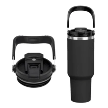 40 盎司替换翻盖杯盖，适用于 旅行杯盖，翻盖与 不锈钢真空隔热杯兼容