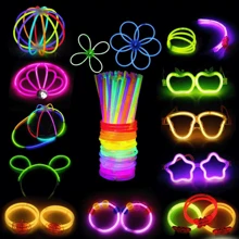 Palo luminoso - Adecuado para conciertos, fiestas de cumpleaños y reuniones anuales de la empresa. Pulsera luminosa - Un regalo de Navidad perfecto.