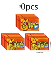 50 Pcs White Self-Heating Patch,Warm Body Stickers Hands And Feet Warm Stickers Waist,And Abdomen Warm,Heating Patch For Women, Body Heating Patch, Waist Heating Patch - Orange - View 14