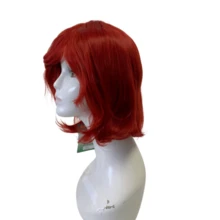 Short Long Bob Wig 40cm - Modern Cut, High Quality Fiber | Yan Hair - 紅色 - 查看 1