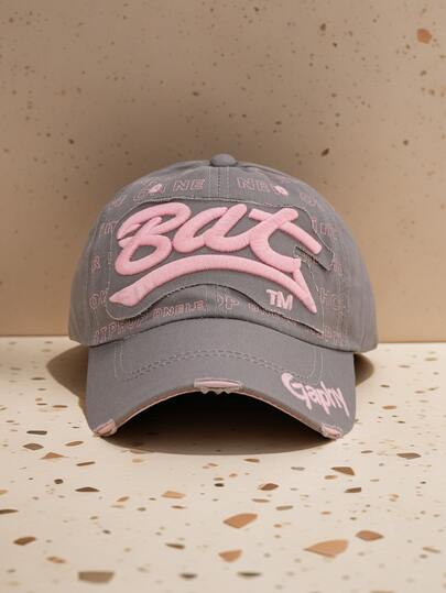 男女通用户外休闲棒球帽，女式字母刺绣运动太阳帽，适合户外、旅行、日常穿着、返校礼物