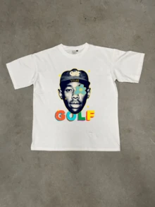 Tyler The C Basic Print T-Shirt - White - 白色 - 查看 1