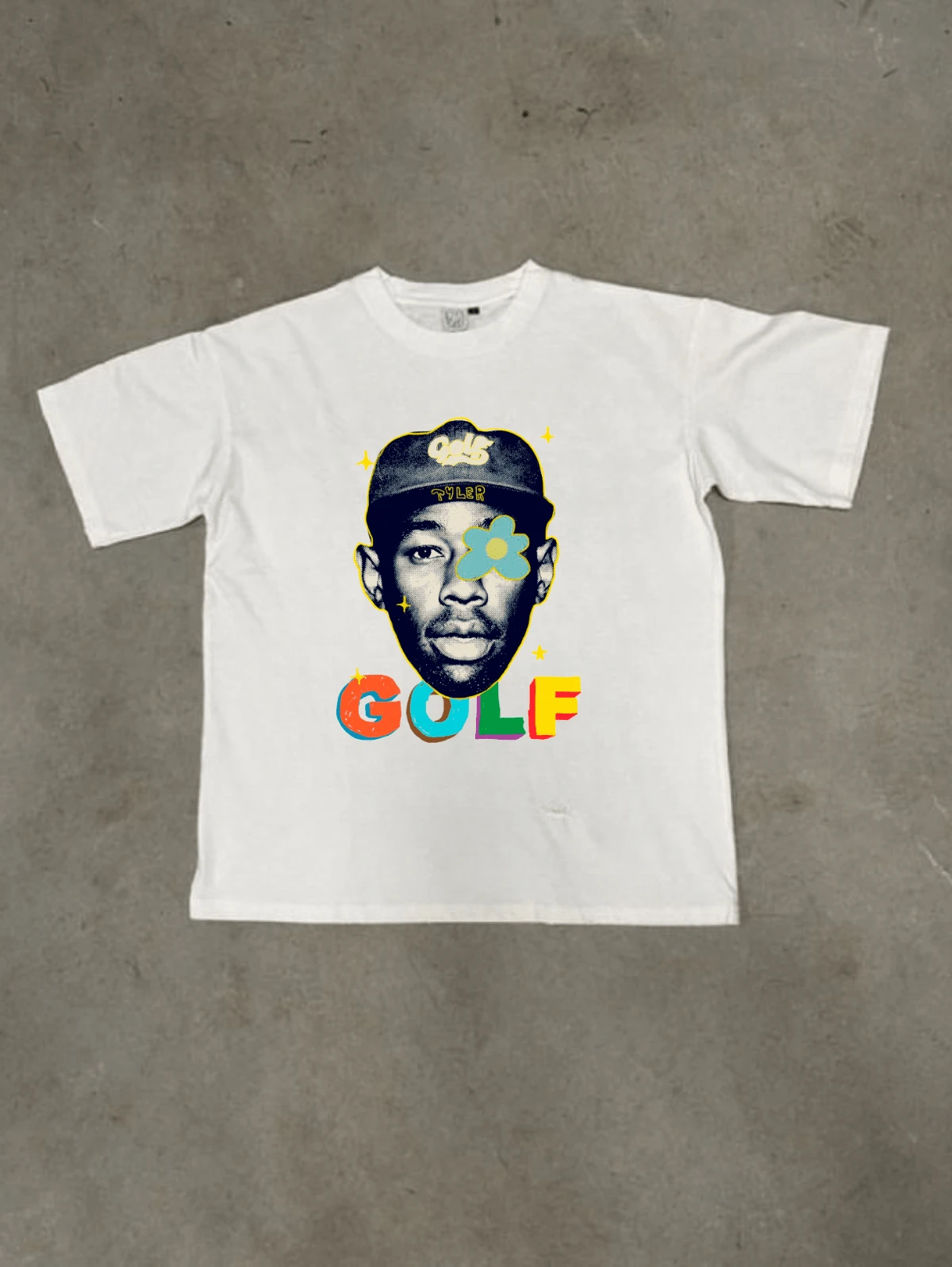 Tyler The C Basic Print T-Shirt - White - 白色 - 查看 1