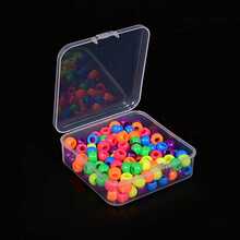 Mini Sticker Storage Box,Plastic Clear Beads Storage Containers Box For Collecting Small Items, Beads, Jewelry, Business Cards, Game Pieces, Crafts