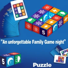 Neues 3D Puzzle Bauklötze Wettbewerbsspielzeug, Entwicklung der geistigen Fähigkeiten von Kindern, logisches Denken Training, Eltern-Kind Aktivität Spielzeug, geeignet für Partys, Halloween/Erntedank/Ostern Geschenke