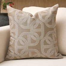 豪华装饰枕套套装，几何方形沙发垫套，现代客厅家居装饰编织枕套，无填充，适用于沙发、客厅、卧室、小屋，也可作为礼物