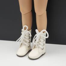 1Pair 1/6 Doll Shoes Leather Boots Versatile 30cm BJD Doll DIY Cute Accessories Princess Shoes Macaron Colored Toys Source Of Goods - Multicolor - View 4