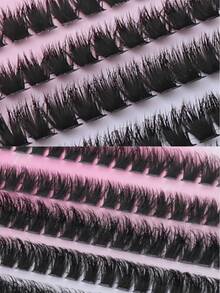 14ROWS 280PCS Individual Lash Clusters 80D Russian Volume D Curl 8-16mm Big Voluminous, Christmas Dramatic Individual Cluster Lashes 80D Cat Eye Lashes&Ultra Fluffy&Ultra Thick&Halloween Dramatic, Reusable False Eyelashes -For Wedding&Stage&Travel&Music Festival&Party&Night Out, Loved For Christmas&Halloween&Gifts&Spring Festival, Limited Lash Clusters, Eyelash Clusters, Individual Eyelashes, Lashes, Fake Lashes