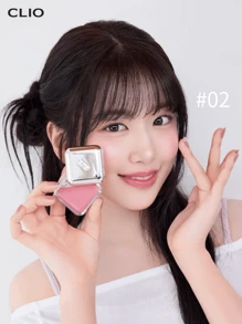 Clio 韩式二合一唇颊两用膏，唇颊两用，打造自然光泽妆效，质地柔滑，妆感自然，易于涂抹，清爽不油腻，方便携带，乳霜质地易于晕染，适合日常唇颊妆容，韩式妆容 - 02 BUNNY BLUSH - 查看 3