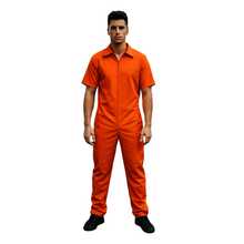 Orange American Prisoner Thief Adult Cosplay Costume - trái cam - Xem 2