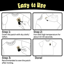 1 pieza/8 piezas Parches de planchar de gato negro con diseños divertidos de memes, animales de dibujos animados lindos con cuchillo y pan, para coser, reparar, bordar, aplicar, estética, gatito, manualidades DIY, accesorios, regalos para amantes de las mascotas, ropa, mochila, sombrero (Brindándote efectos visuales inesperados)