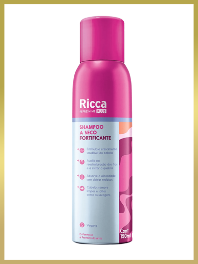 Shampoo a Seco 150ml (Remove a oleosidade e dá volume!) Ricca