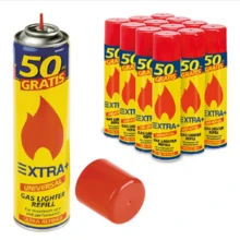 Avant 300ML UNIVERSAL LIGHTER GAS BOTTLE EXTRA TRUSTED QUALITY ASSORTED QUANTITY TO CHOOSE FROM 3 BOTTLES, 6 BOTTLES OR 12 BOTTLES - 12 زجاجة - مشاهدة 1