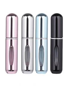 2 pièces Bouteille de parfum rose vif de 5 ml, bouteille de rangement de parfum, bouteille de vaporisateur rechargeable, bouteille de décantation de parfum, petite bouteille réutilisable