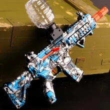 AK47/M416 电动凝胶球发射器 - 自动户外玩具，适合团队活动 - 生日、复活节、万圣节和感恩节的完美礼物（不含子弹） - 彩色 - 查看 13