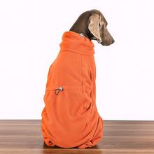 Medium-Large Dog Autumn/Winter Jumpsuit, Warm Protective Jumpsuit To Cover Belly & Legs, Thermal Lined, Suitable For Golden Retriever, German Shepherd And Other Medium-Large Breeds - Orange - View 7