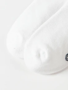 Disney 5双装米奇图案儿童中筒袜，运动双条纹，可爱卡通设计，时尚休闲透气学生袜，适合日常穿着、返校季、节日礼物，袜子 - 彩色 - 查看 7