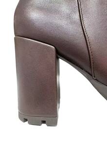 Bottines et boots pour femmes - Tabac - Voir 8
