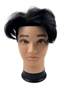 100% Real Hair Men Mannequin Heads With For Hair Training Styling Solon Hairdresser Dummy Doll Heads For Practice Hairstyles - Multicolor - View 9