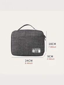 Travel Cable Organizer Bag Portable Cable Storage Bag For Earphone Phone Charger Compactcharger Case Power Bank Phone Charger Digital Camera Accessories - Multicolor - View 7