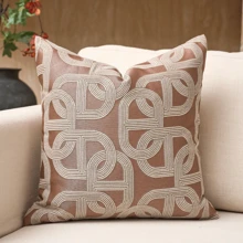 豪华装饰枕套套装，几何方形沙发垫套，现代客厅家居装饰编织枕套，无填充，适用于沙发、客厅、卧室、小屋，也可作为礼物