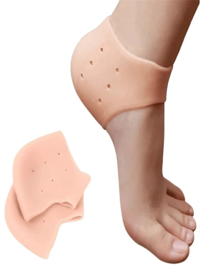 Par de Palmilhas de Silicone com Gel para Proteção do Calcanhar, Unissex, para Tênis, Sapatos e Botas, Acessórios