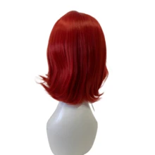 Short Long Bob Wig 40cm - Modern Cut, High Quality Fiber | Yan Hair - 紅色 - 查看 2