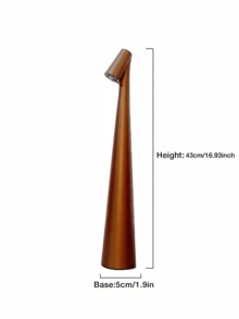 1 pieza Lámpara de mesa recargable y inalámbrica, lámpara de barra LED portátil con 3 niveles de brillo regulable, lámpara de escritorio a batería LED, lámpara de mesa para exteriores para sala de estar, hogar, comedor - Multicolor - Ver 12