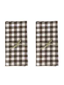 2/6/12 piezas Servilletas de poliéster a cuadros modernos de Halloween y Navidad, adecuadas para restaurante, cocina, cafetería, fiesta festiva, decoración de mesa de comedor, decoración del hogar diaria