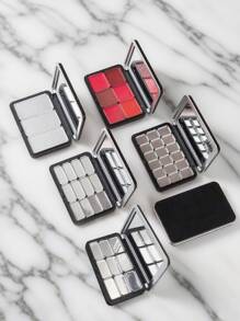 1 件带镜子的空磁性化妆盘 - DIY 眼影腮红口红指甲油补充收纳盒 - 可定制化妆品收纳盒、化妆、便宜、房间装饰、梳妆台、旅行、卧室、化妆配件 - 彩色 - 查看 1