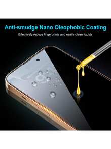 Yezodawee 2pcs Privacy Screen Protector For Samsung Galaxy A16 5G/A15/A14/A55/A54A/34, Upgraded 25° Anti-Spy Tempered Glass Screen Protector, Compatible With IPhone 17 Pro Max/17 Pro/17 Air/17/16 Pro Max/16/16 Pro/16 Plus/15/14/13/12/11/XR/XS Max, Anti-Scratch, Privacy Screen Protector - Black - View 4