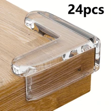 4/8/16/24 piezas Protectores de esquina de mesa anti-colisión, cubierta protectora de esquina de escritorio, protección de esquina anti-colisión, protectores de esquina transparentes de seguridad - Protector de esquina de alta resistencia adhesiva para mesas, muebles, vidrio, gabinetes y talla grande