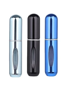 2 pièces Bouteille de parfum rose vif de 5 ml, bouteille de rangement de parfum, bouteille de vaporisateur rechargeable, bouteille de décantation de parfum, petite bouteille réutilisable