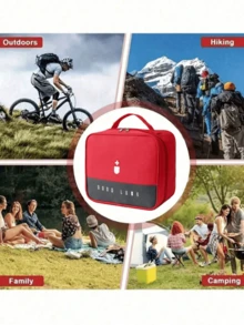 1 Pieza Bolsa de Tela Multifuncional Grande para Medicamentos, Kit de Emergencia Médica Portátil y Transportable, Bolsa de Medicina para Viajes al Aire Libre, Bolsa de Almacenamiento de Medicinas de Emergencia para Dormitorio (Opciones de Multicolor)