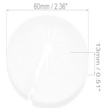 1PC, Portable And Lightweight Plastic Pipe Cover, Adjustable  Faucet Decorative Ring, Suitable For  Angle Valve Cover For Sinks, Heating And Water Pipes, Very Convenient - random color - View 3