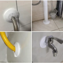 1PC, Portable And Lightweight Plastic Pipe Cover, Adjustable  Faucet Decorative Ring, Suitable For  Angle Valve Cover For Sinks, Heating And Water Pipes, Very Convenient - random color - View 1
