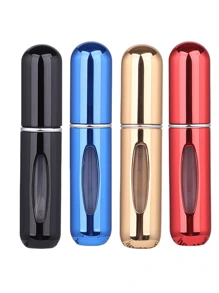 2 pièces Bouteille de parfum rose vif de 5 ml, bouteille de rangement de parfum, bouteille de vaporisateur rechargeable, bouteille de décantation de parfum, petite bouteille réutilisable