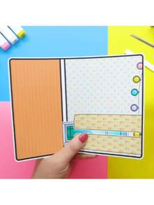 Toka 幼儿园 ABC 可爱角色扮演装扮安静书 DIY 工艺套件，需要手动切割和组装 - 彩色 - 查看 10