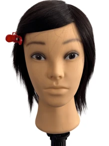 100% Real Hair Men Mannequin Heads With For Hair Training Styling Solon Hairdresser Dummy Doll Heads For Practice Hairstyles - Multicolor - View 18