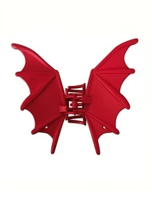 Pinza para el cabello con diseño de murciélago de Halloween - Pasador de cabello gótico y adorable para mujeres, pinza de metal tipo caimán para coleta, moño y recogidos, accesorios para el cabello de fiesta y festivales, accesorios de otoño, pasadores de cabello con diseño animal, accesorios de invierno