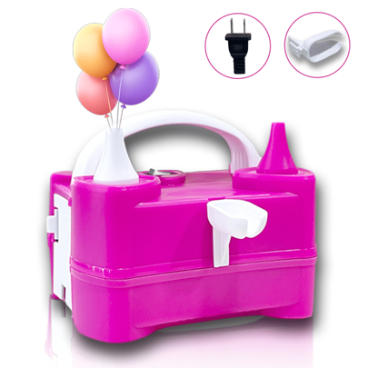 AOYI Electric Balloon Pump, Portable Double Nozzle Electric Balloon Blower, Air Pump Balloon Inflator For Party/Wedding/Birthday/Celebration