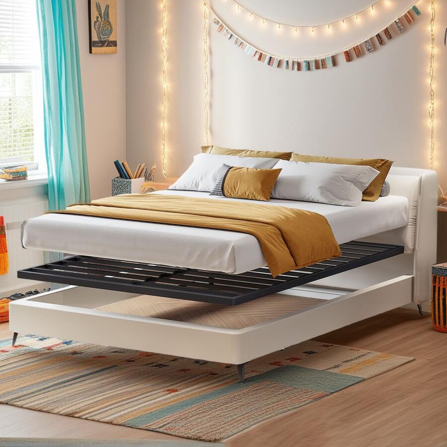 ROIL Queen Box Spring, 2 Inch Box Spring For Queen Bed, Heavy Duty ...